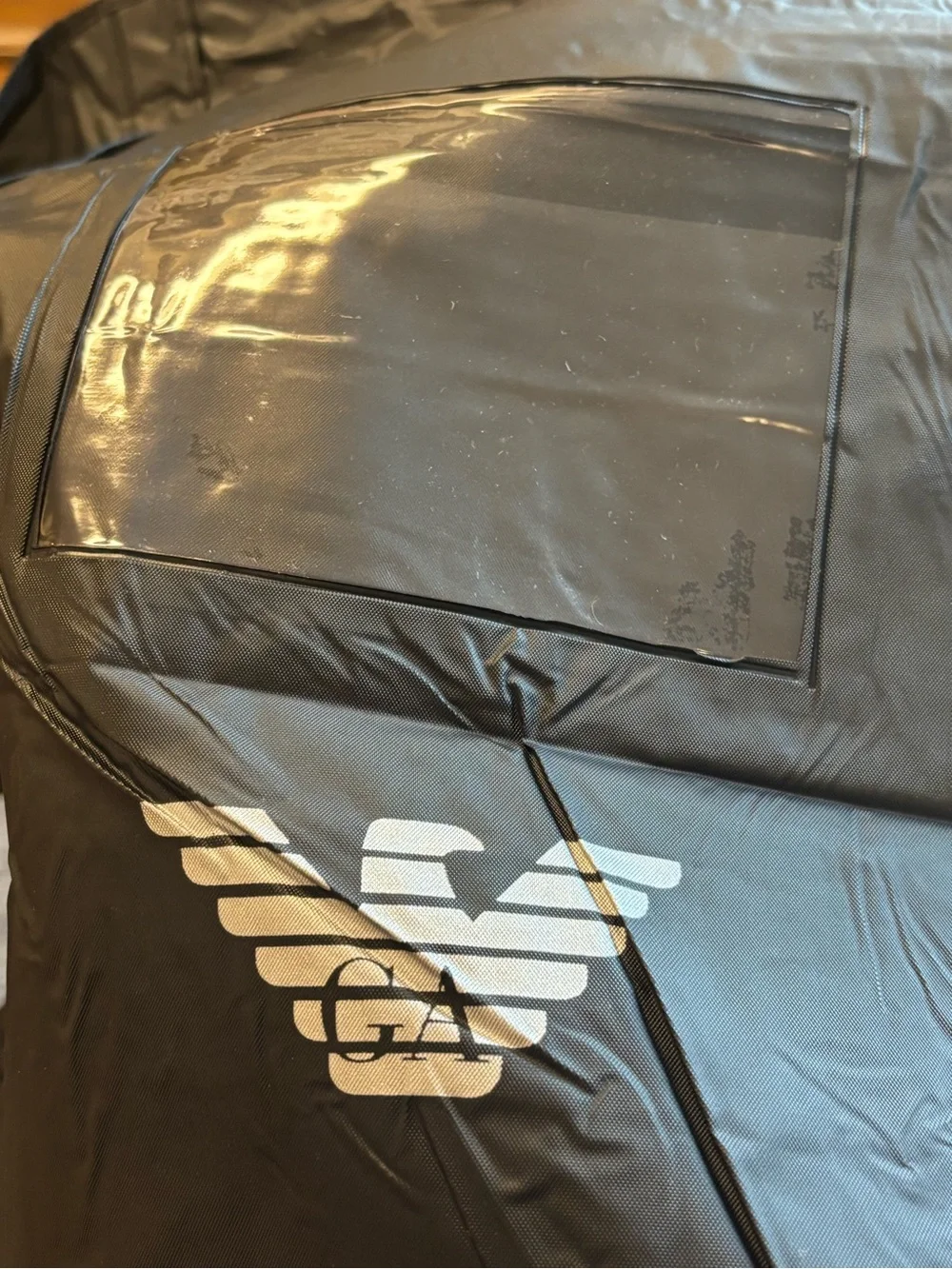 Emporio Armani Black Travel Garment Bag